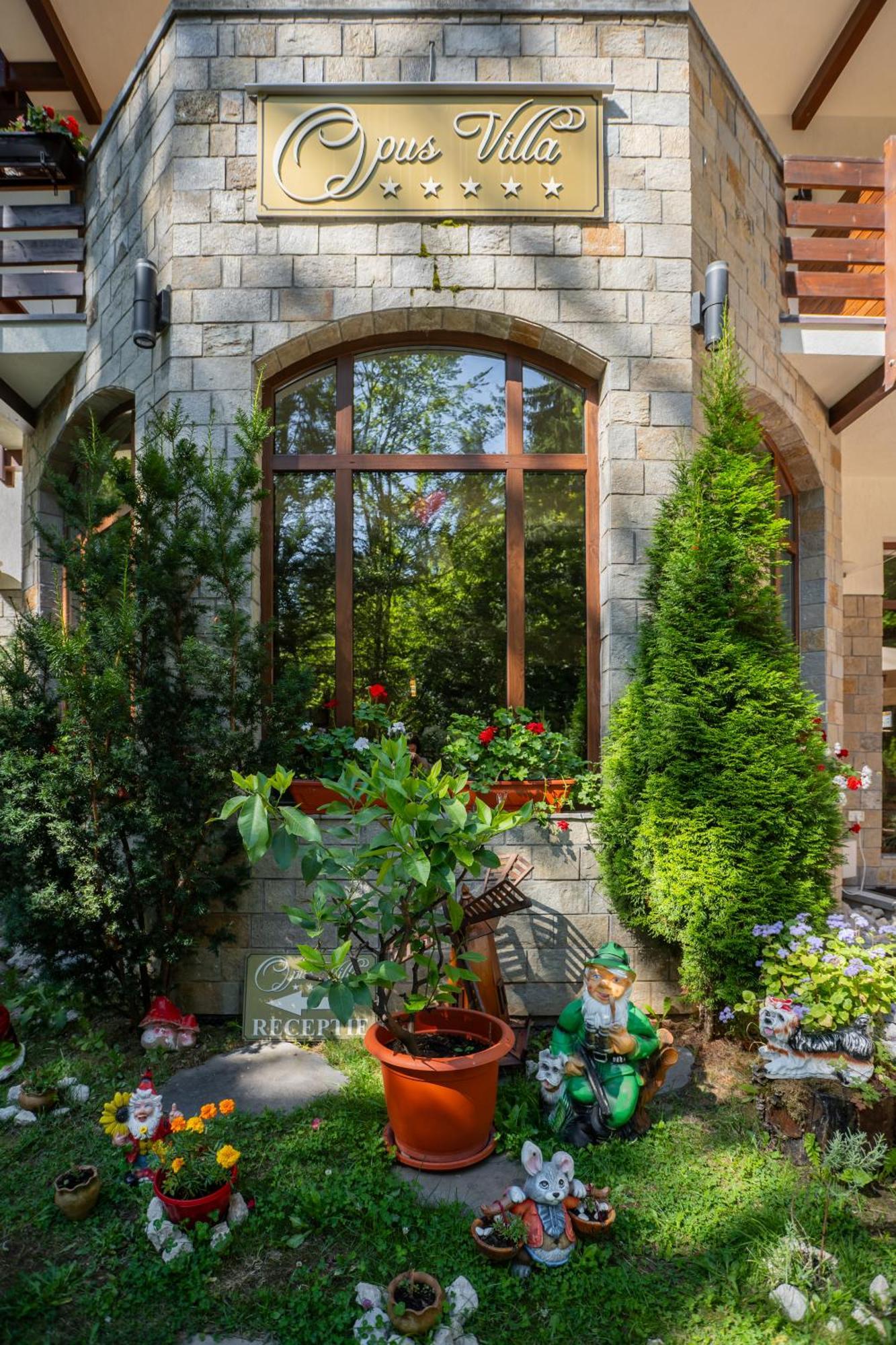 Opus Villa Sinaia Exterior foto The courtyard of the house